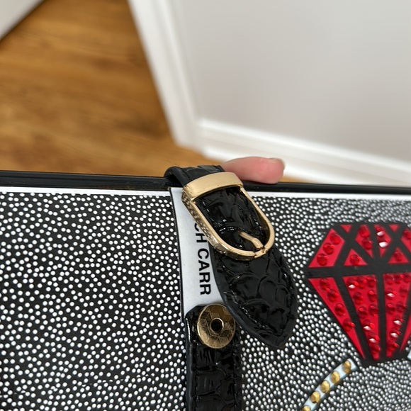 Peach Carr hard shell clutch - Picture 3 of 7